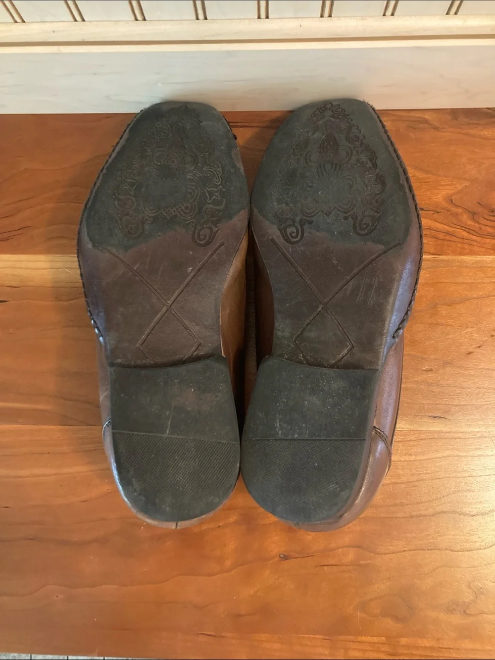 Steve Madden Brown Leather Slip-On Loafers